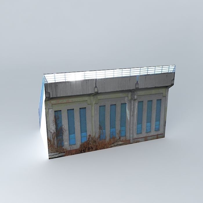 A stadion C4 es lelátója Free 3D model_2