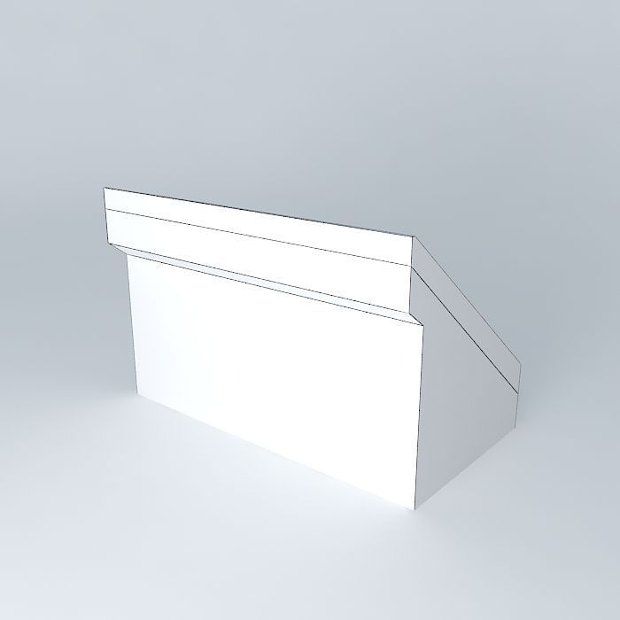 A stadion C4 es lelátója Free 3D model_4