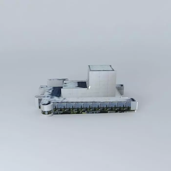 Jókai Theatre in Komárom Free 3D model_0