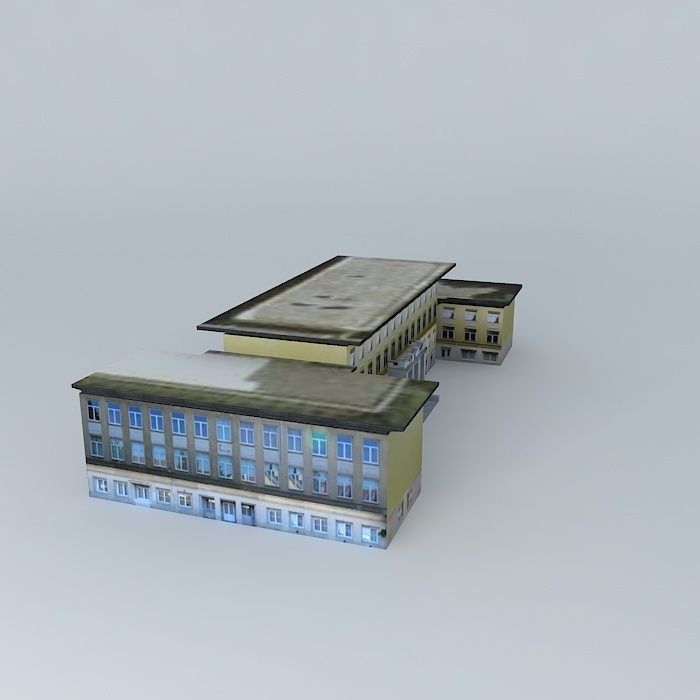 The Dunaszerdahely-i Vámbéry Armin Hungarian Language Teachin... Free 3D model_1