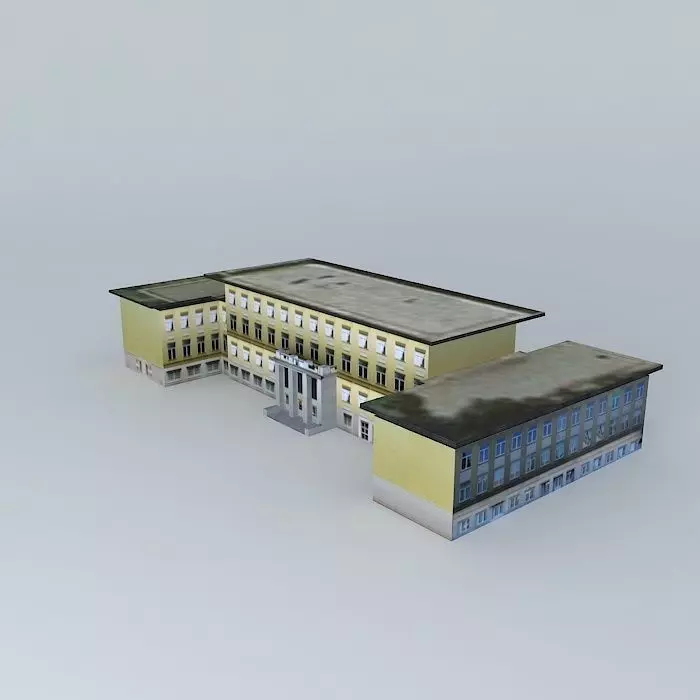 The Dunaszerdahely-i Vámbéry Armin Hungarian Language Teachin... Free 3D model_0