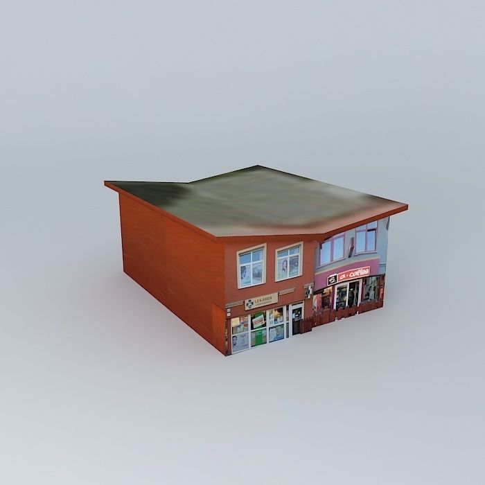 Gyóogyszertár café Free 3D model_2