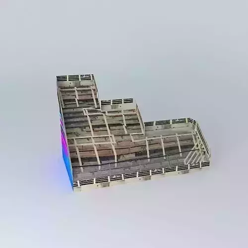 A stadion C2 es lelátója