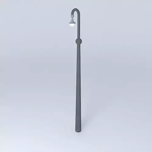 Welded construction public space lighting columns