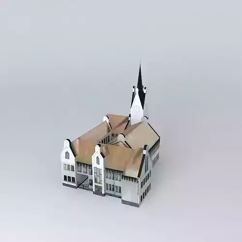 Varoshaza radnica dunajskastreda Free 3D model