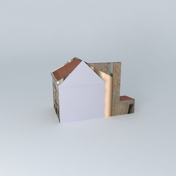 Cantripub building Free 3D model_1