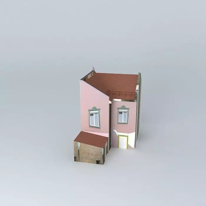 Cantripub building Free 3D model_0