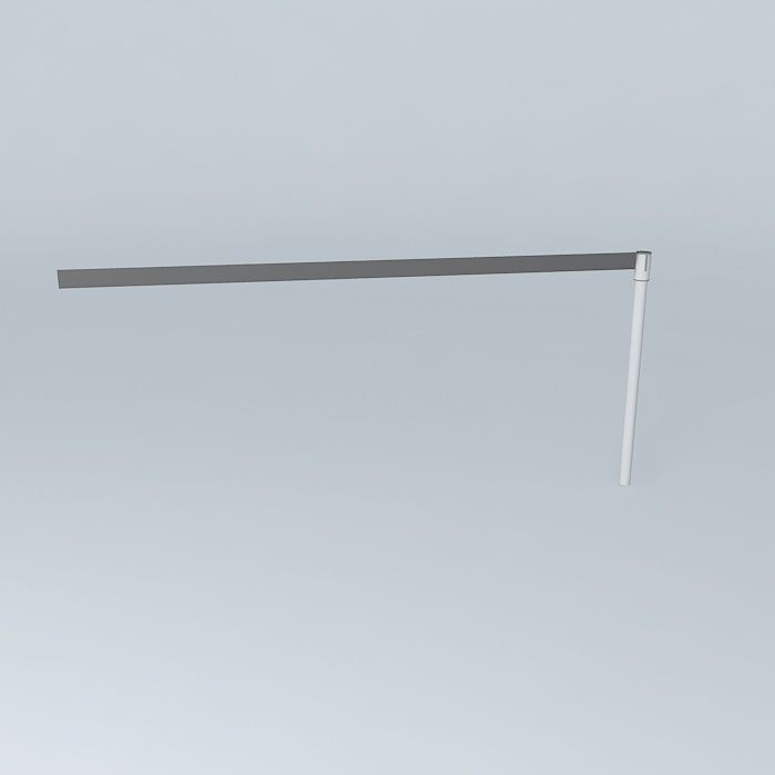 s pole with base Free 3D model_2