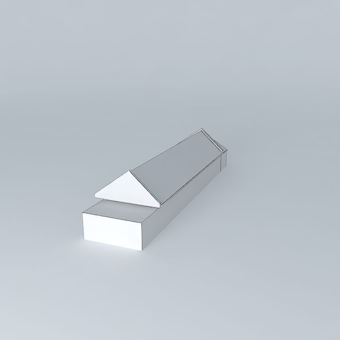 Former Jewish School in Dunajska Streda Free 3D model_4