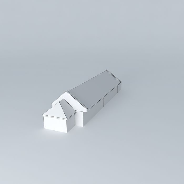 Former Jewish School in Dunajska Streda Free 3D model_3