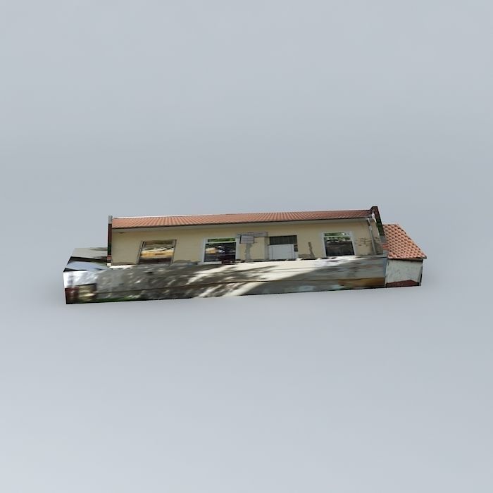 Former Jewish School in Dunajska Streda Free 3D model_1