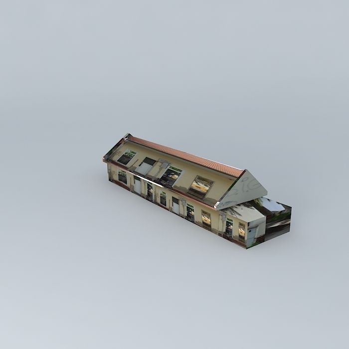 Former Jewish School in Dunajska Streda Free 3D model_2