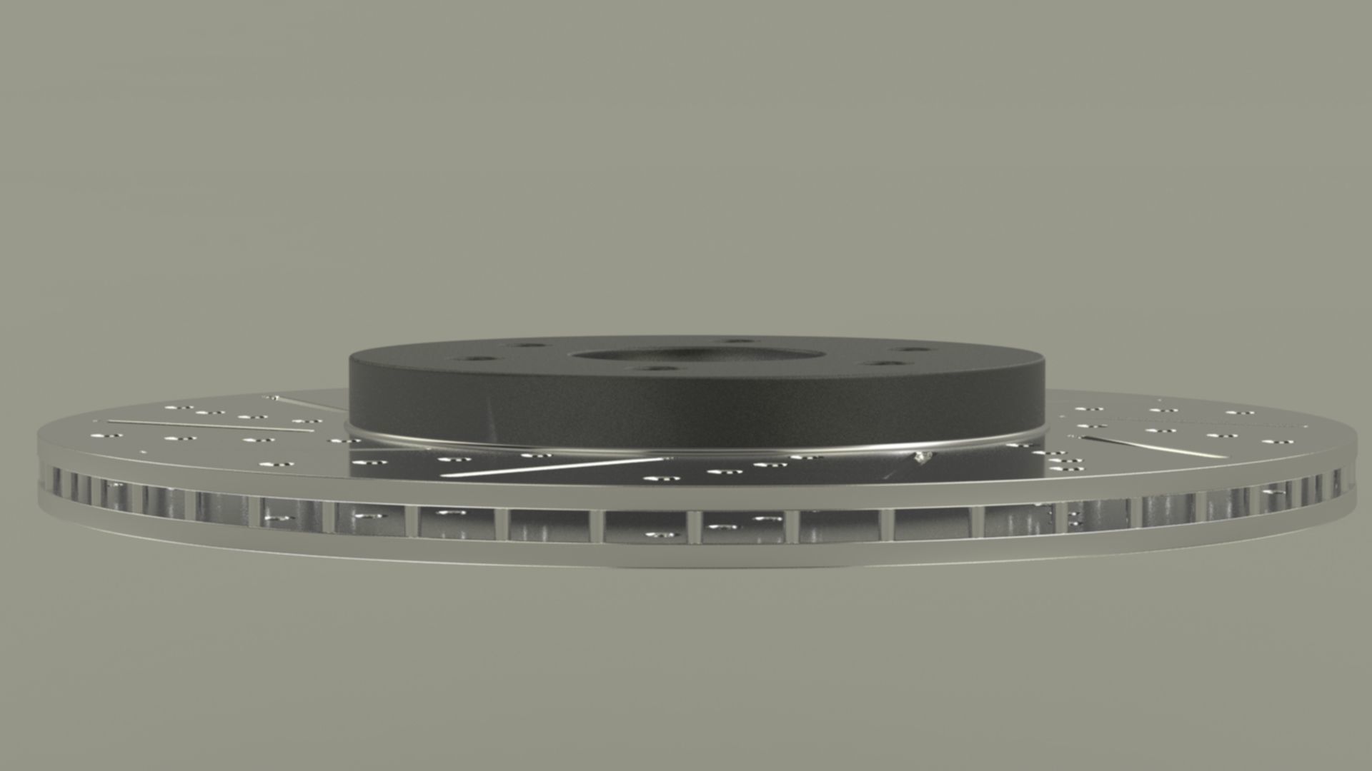 Brake disc 3D model_3