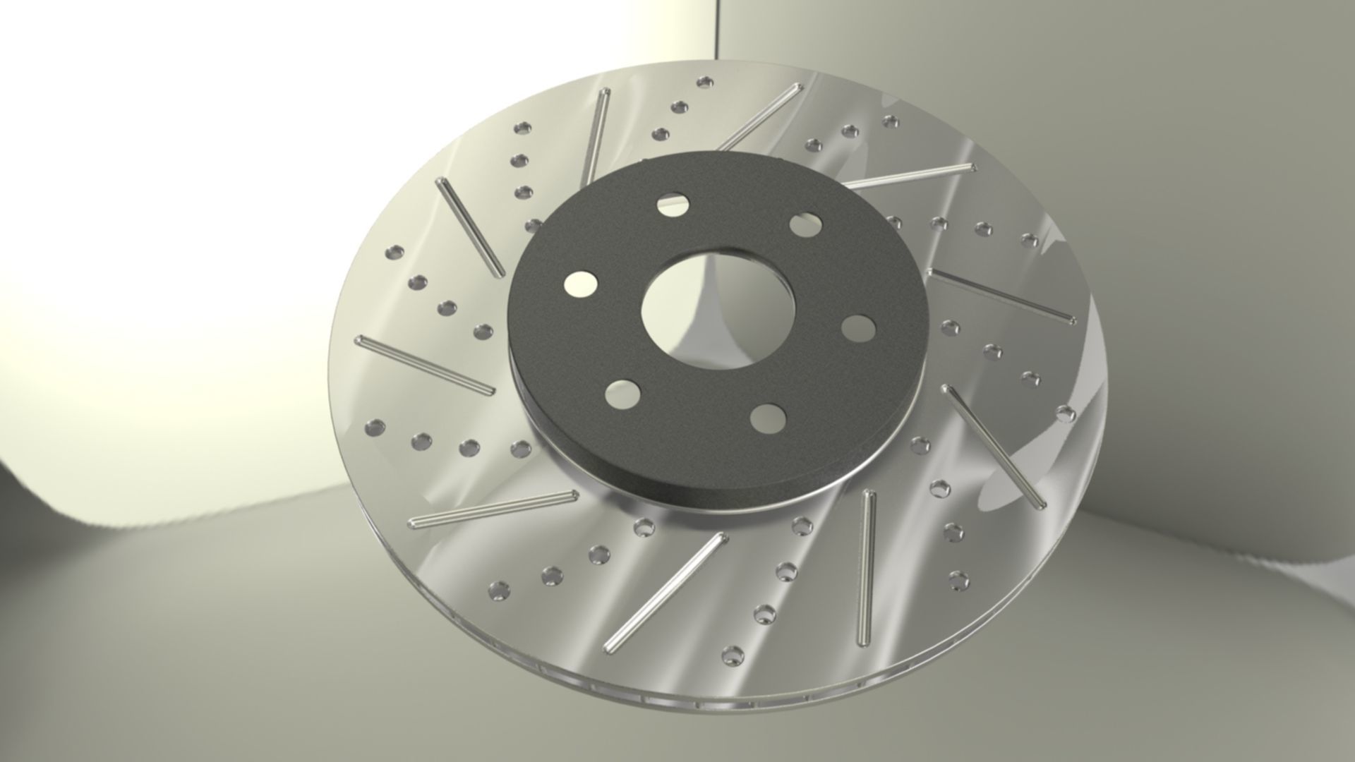 Brake disc 3D model_1