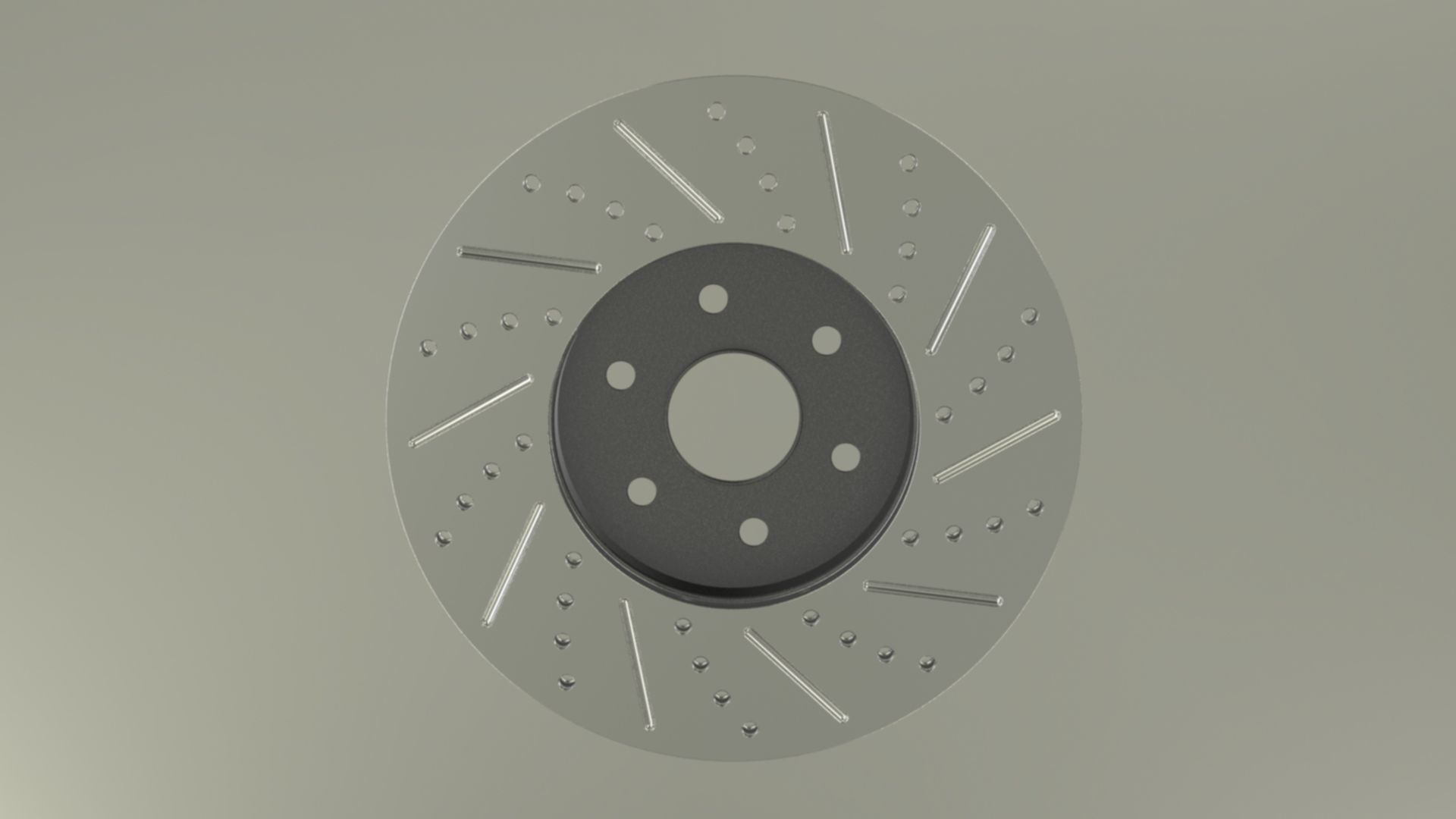 Brake disc 3D model_2
