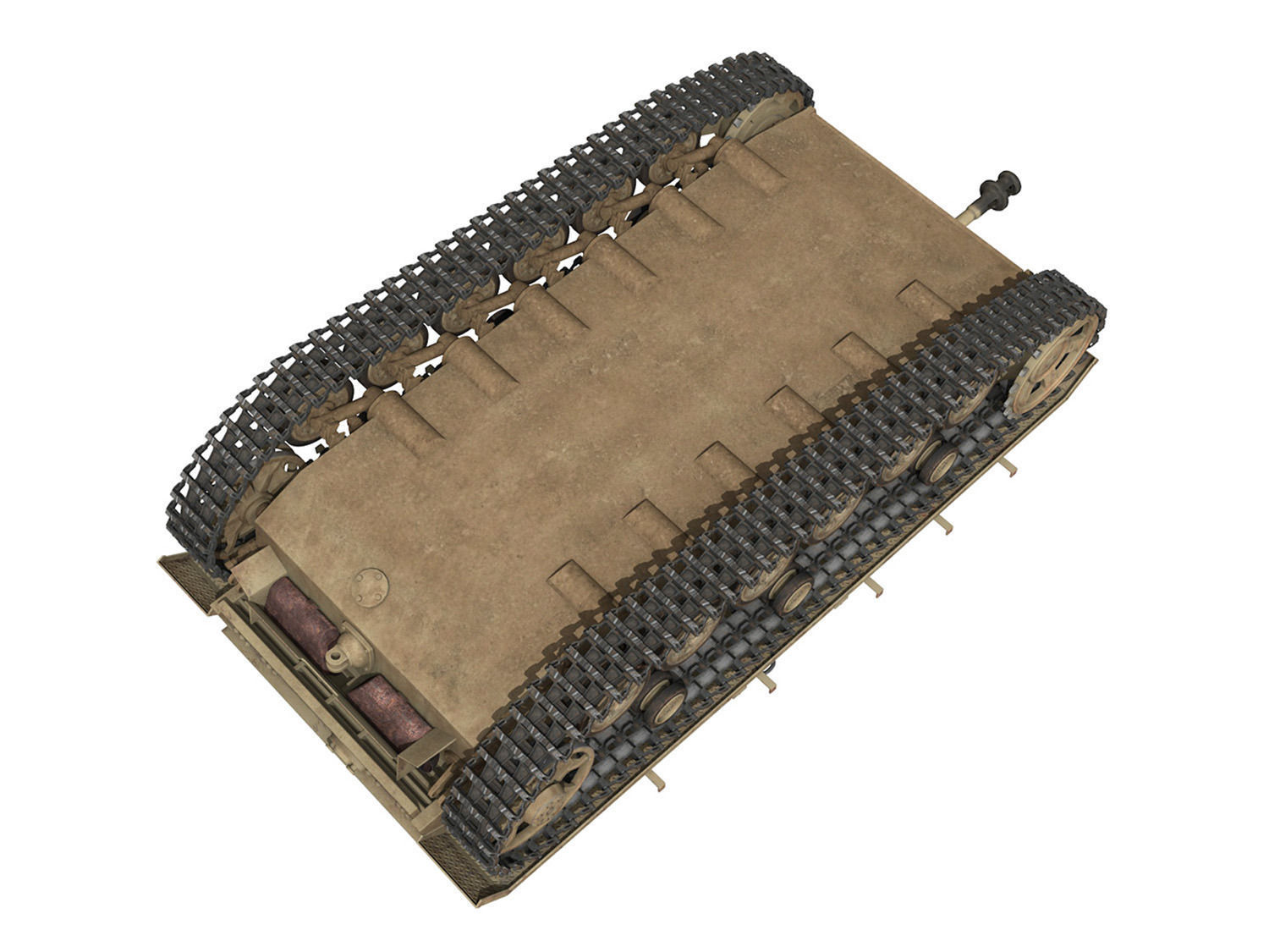 StuG III - Ausf G - 1024 - Early Production 3D model_9