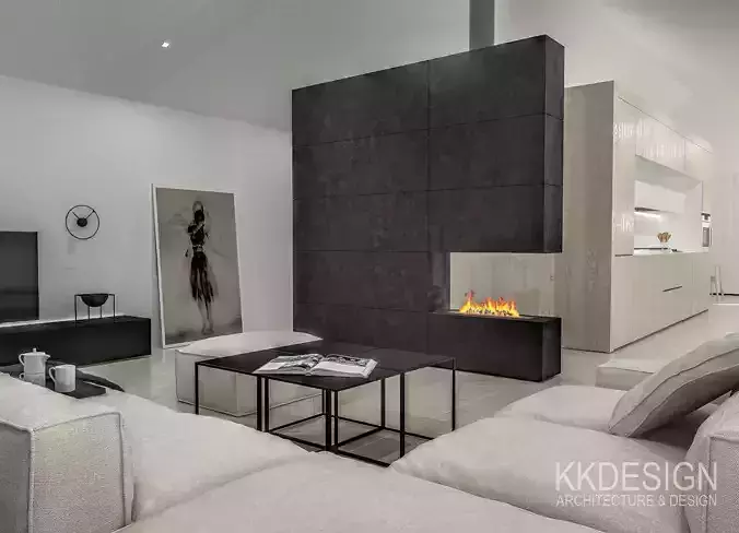 Scandinavian full interior 3D model