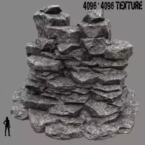 mountain rock pile