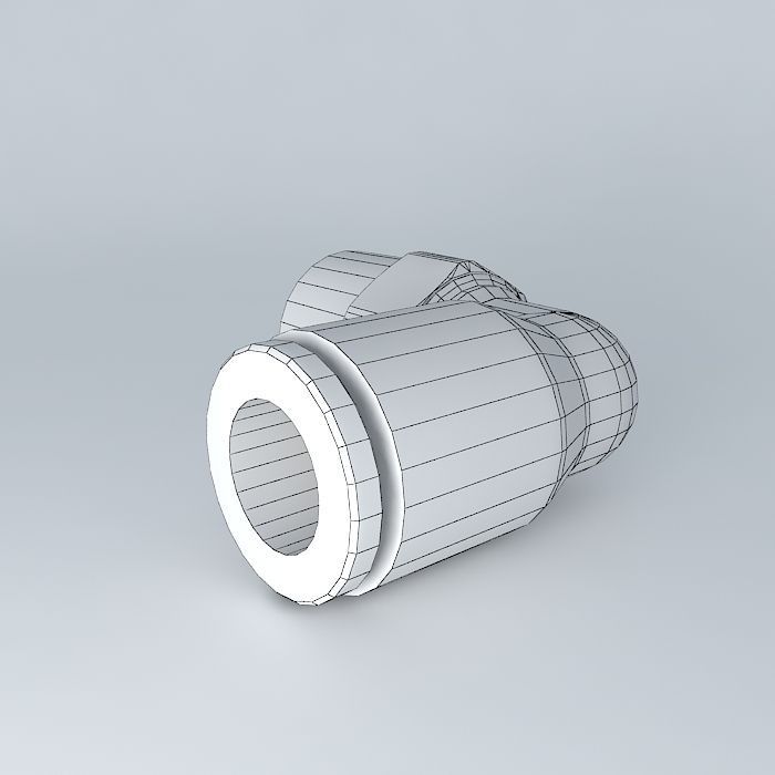 Quilting conical male bracket diameter 6  R1  8 Free 3D model_4