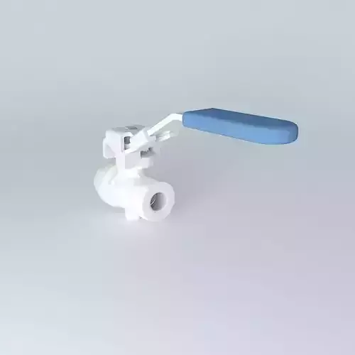 Double female valve G1  8  8mm lockable