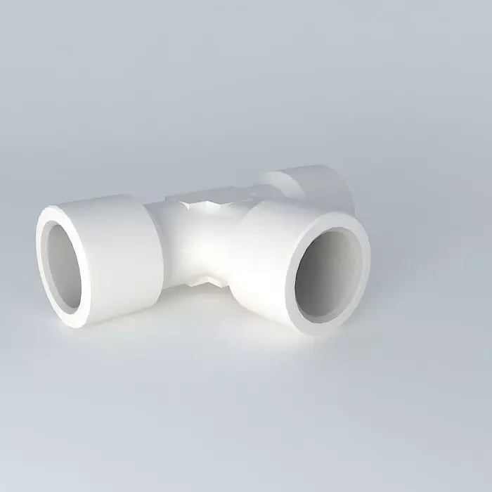 Triple Tee Round Female G1 4 Free 3D model