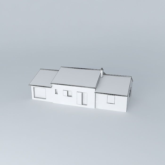 A house Free 3D model_3