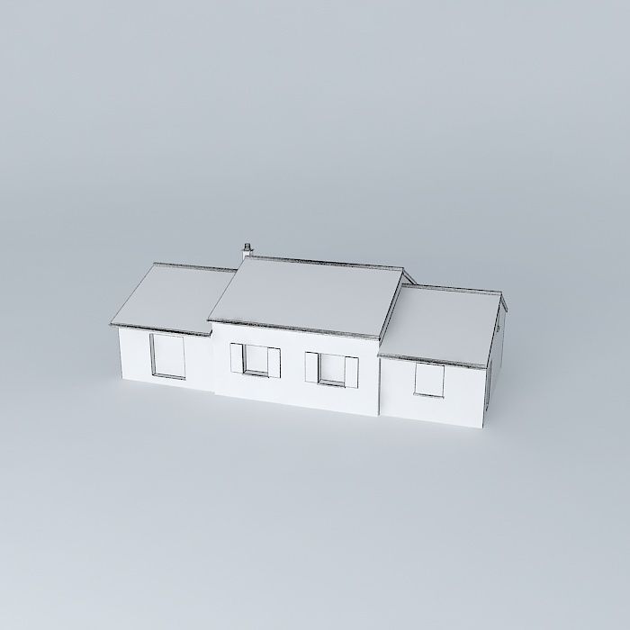 A house Free 3D model_4