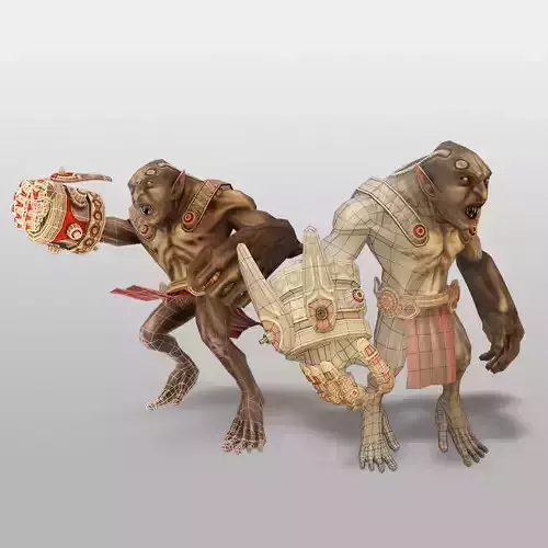Earthborn - Troll Free low-poly 3D model
