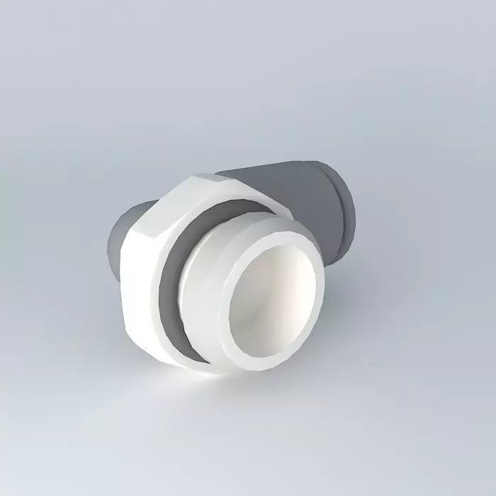 Quilting diameter cylindrical male bracket 8 G1 4 Free 3D model