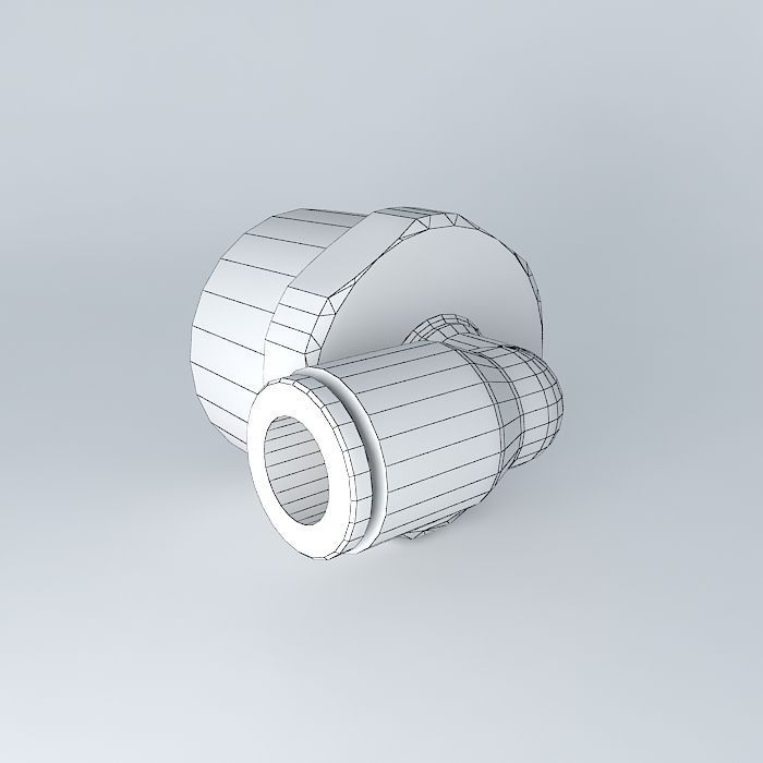 Quilting diameter tapered male bracket 6 -R1  2 Free 3D model_4