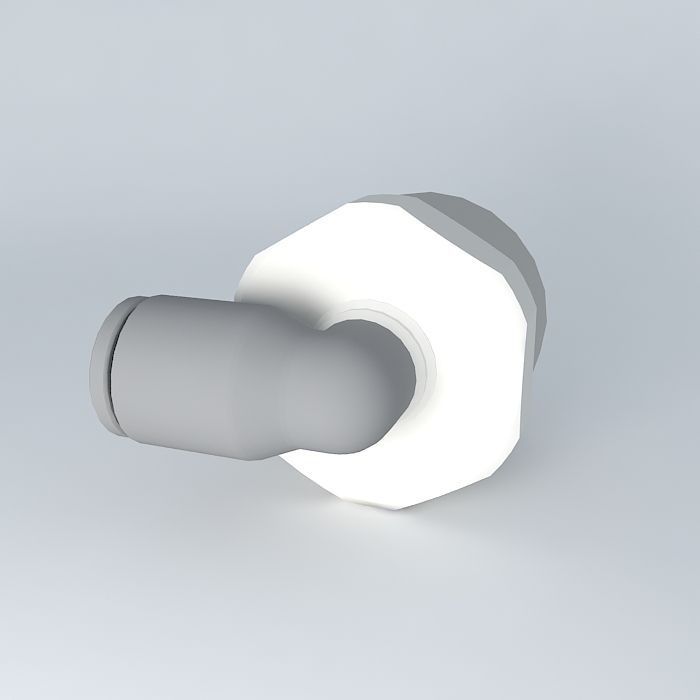 Quilting diameter tapered male bracket 6 -R1  2 Free 3D model_1
