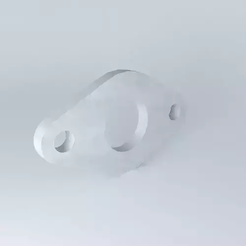 Mounting flange ISO 6432 cylinder diameter 12 and 16 mm