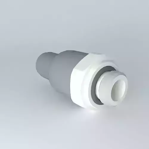 Check inlet fitting cylindrical male G1 8 diameter 6