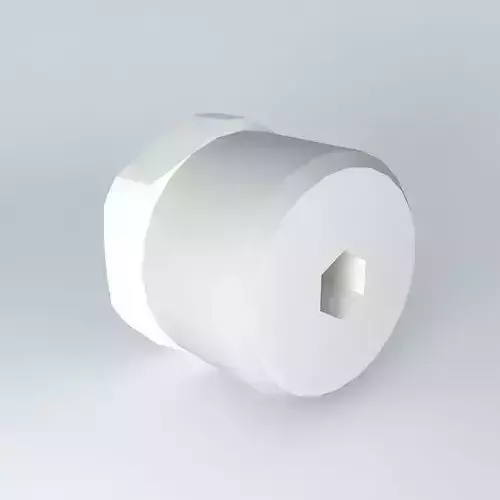 Quilting straight male tapered diameter 6 R3  8