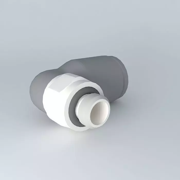 Round male angled stitching diameter 6 M5x0 8 Free 3D model