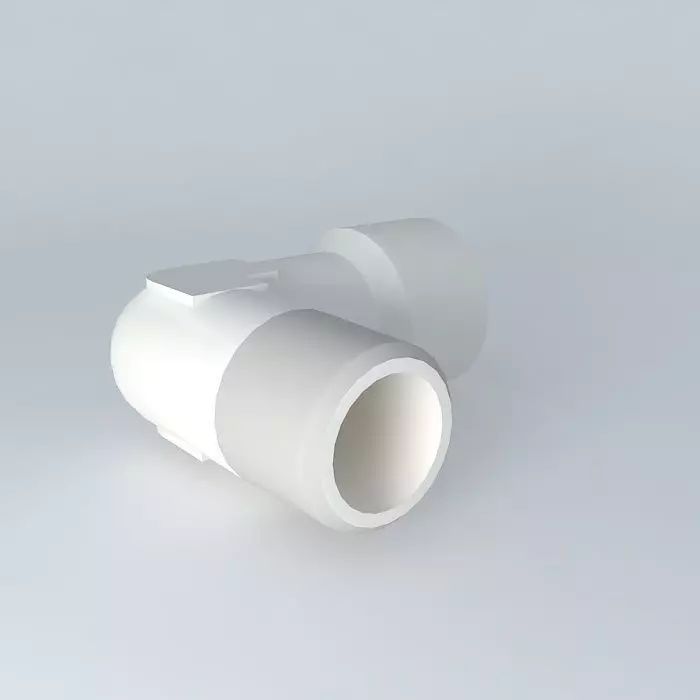 Square tapered male R1 8 Round Female G1 8 Free 3D model