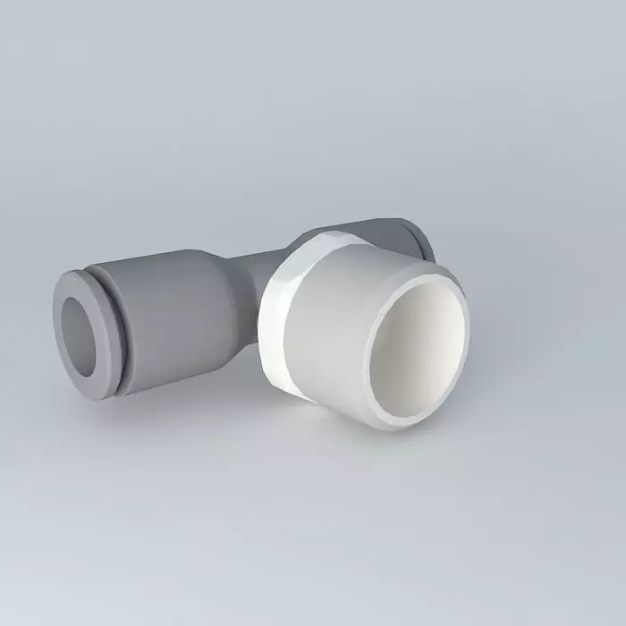 Tapered male stitching Tee diameter center 8  R3  8 Free 3D model_0