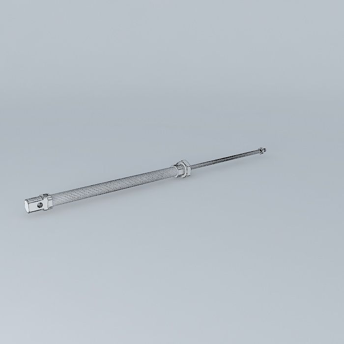 ISO 6432 cylinder diameter 12 mm. Free 3D model_4