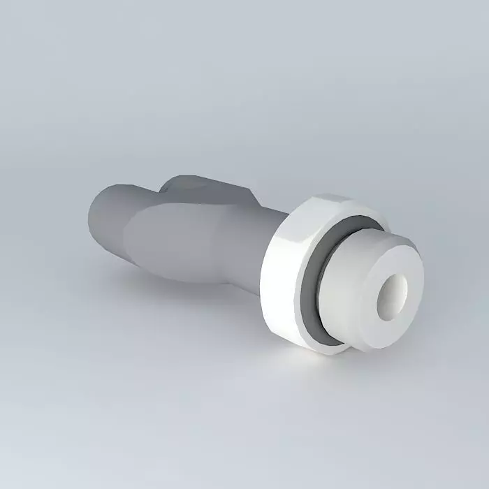 Y stitching single male cylindrical diameter 4 G1 8 Free 3D model
