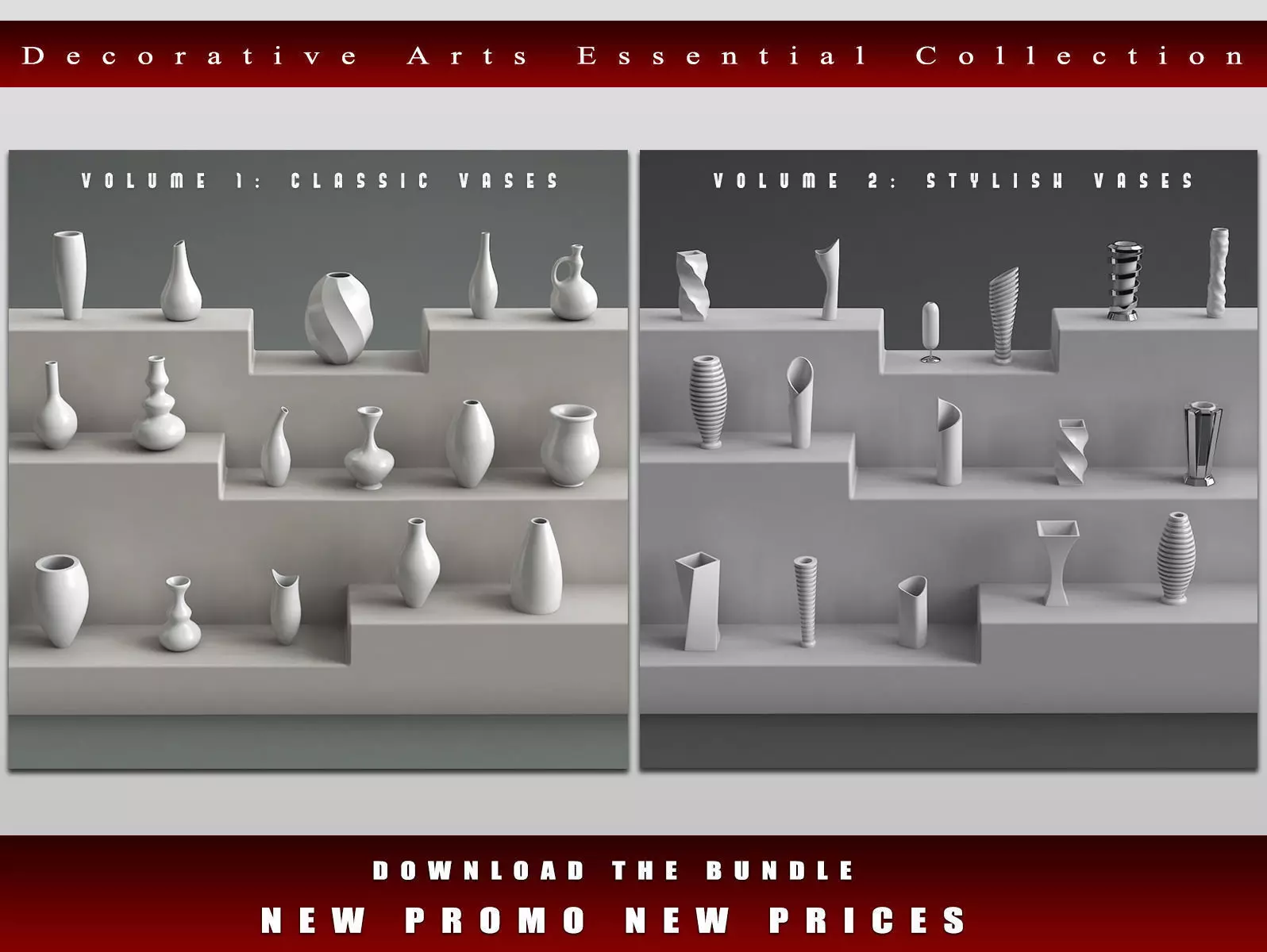 Decorative Arts Essential Bundle 3D model_0