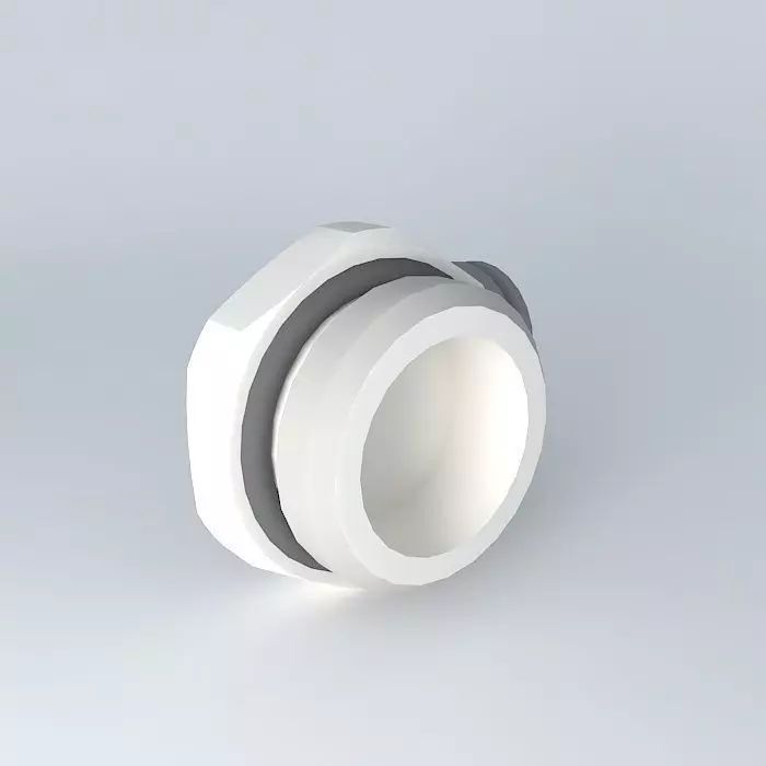 Quilting diameter cylindrical male bracket 8 G1 2 Free 3D model