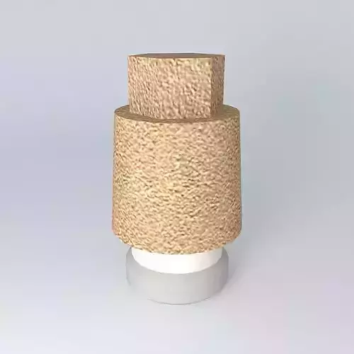 Silent 1 8 table lamp made of sand