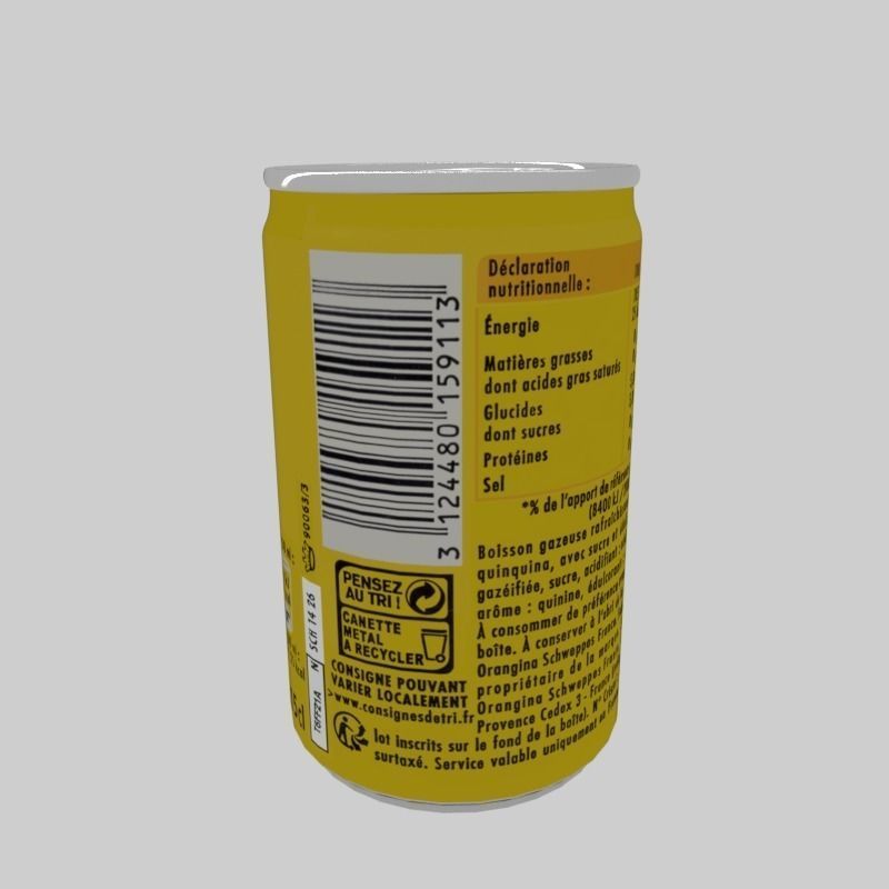 Can Schweppes 15cl 3D model_2