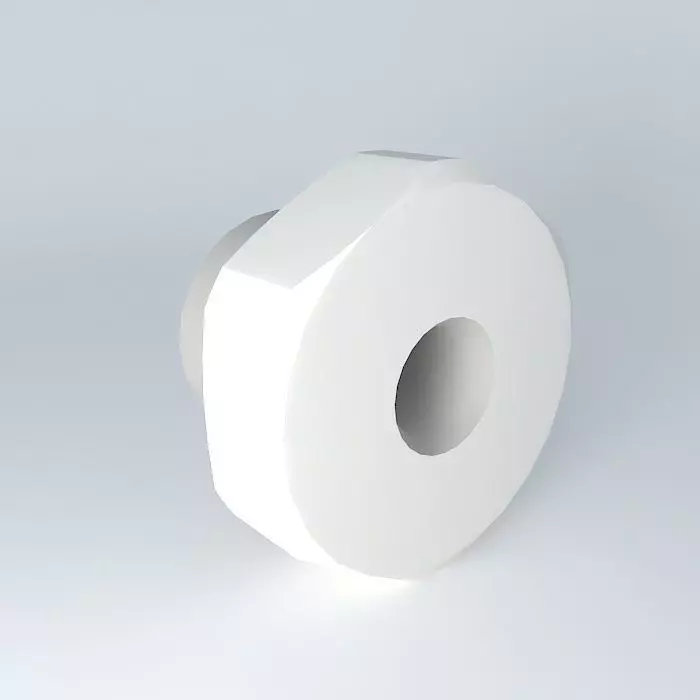 Round Female Male reduction G1 4 M5x0 8 Free 3D model
