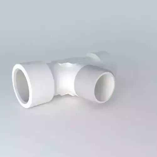 Round Female tee G3  8 male conical R3  8 center