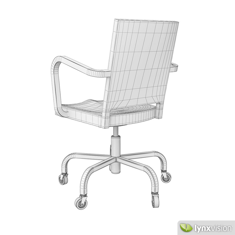 Hudson Swivel Chair 3D model_6