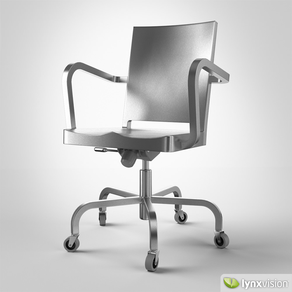 Hudson Swivel Chair 3D model_1