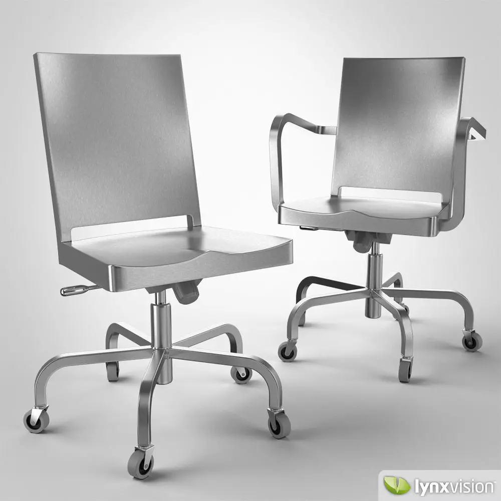 Hudson Swivel Chair 3D model_0
