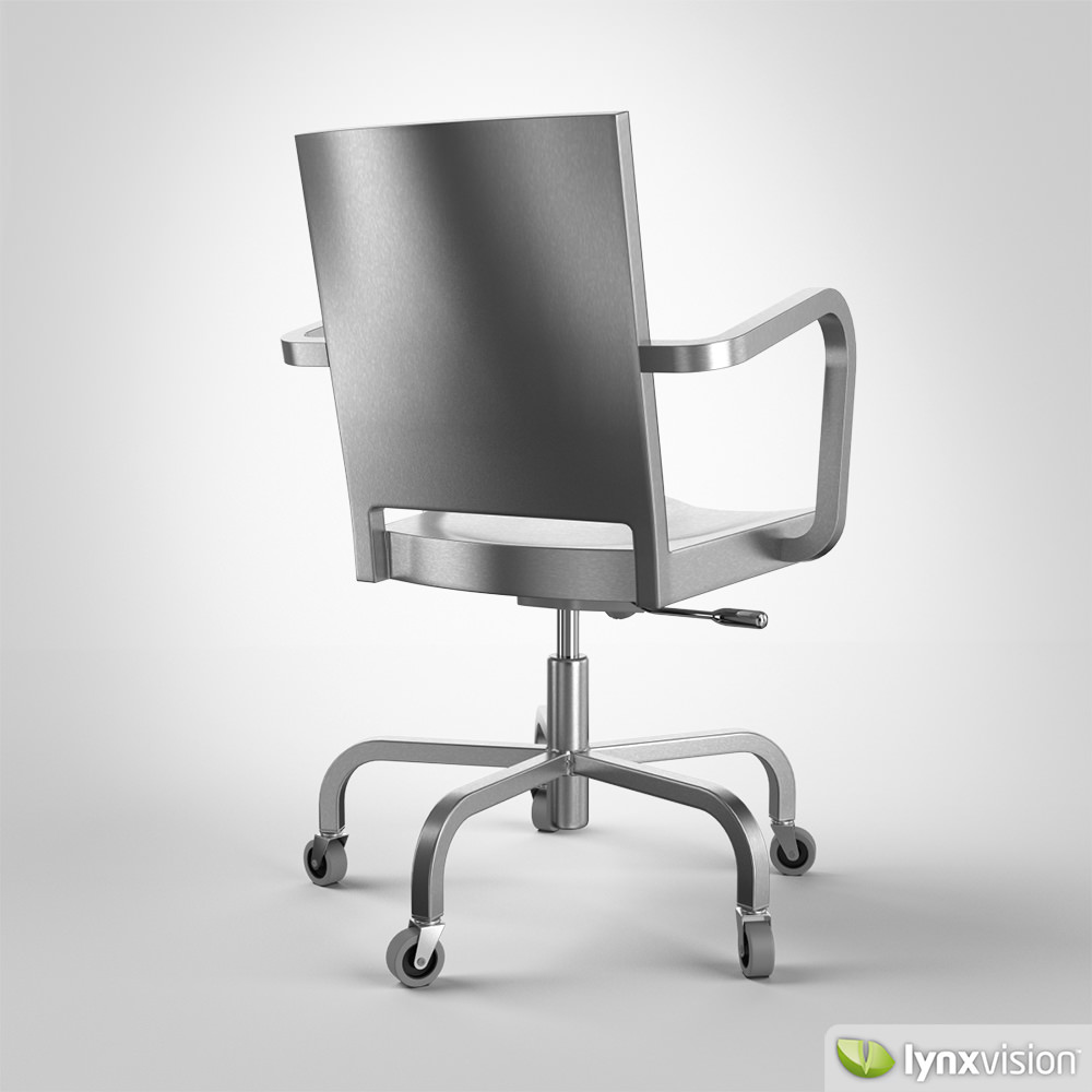 Hudson Swivel Chair 3D model_2