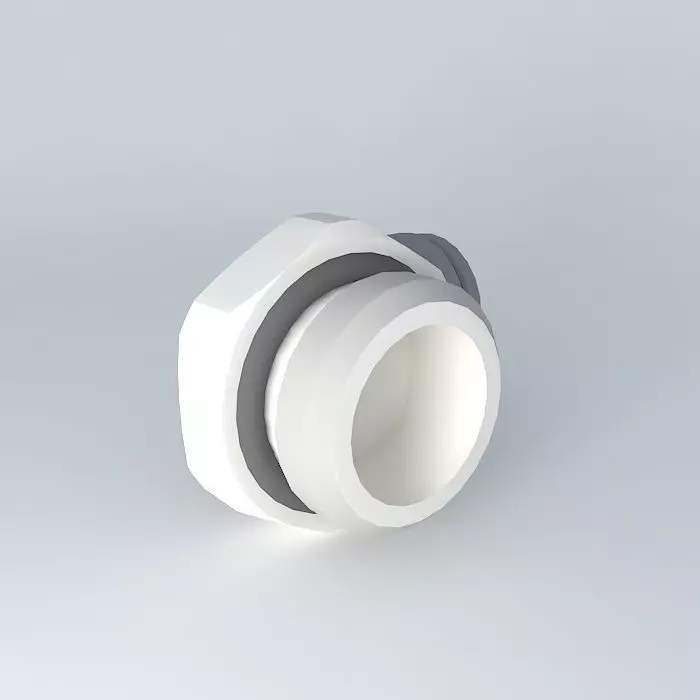 Quilting diameter cylindrical male bracket 6 G1 4 Free 3D model